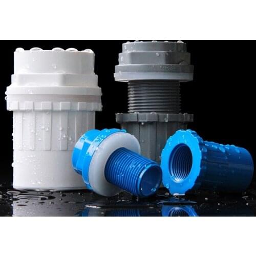 PVC Overflow Connector Aquarium Fitting Fish Tank Water Cycle Pipe Connectors Inner Diameter 20mm to 50mm