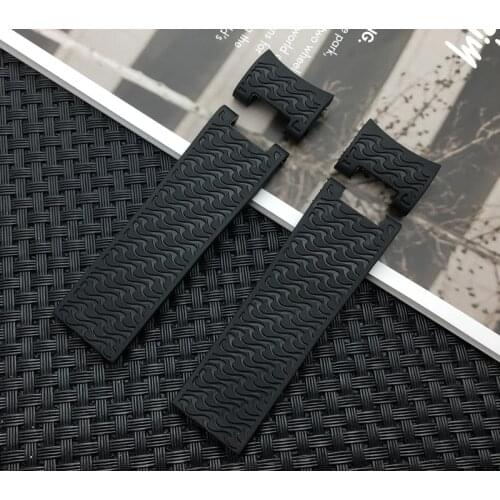 Luxury Brand 22x20mm DIVER and MARINE Waterproof Silicone Rubber watchband Wrist Watch Band Belt For Ulysse Nardin strap tools