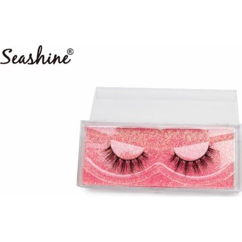Seashine 10 PCS Excellent Quality Natural Looking Eyelashes 3d Mink Lashes Factory New Custom Branded Eyelashes 3d Mink Lashes