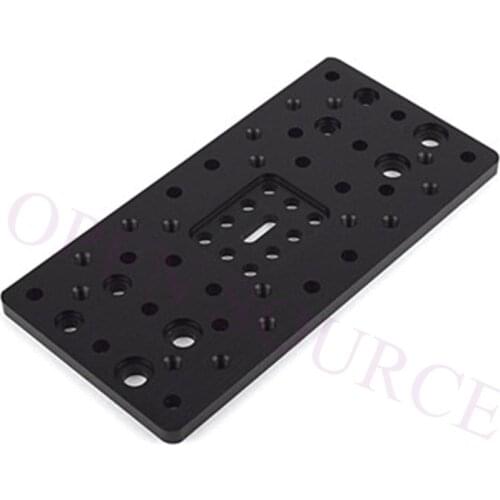 T6x77.15x155mm 3D Printer C-beam Gantry Plate - Double Wide F/ Openbuilds C-Beam Riser Plate CNC 3D printer machine Parts