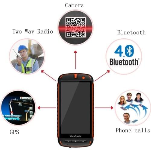 Viewsonic A8+ IP67 Android 4.3 Smartphone - Quad Core 1.4GHz CPU, 5Inch Screen, Waterproof