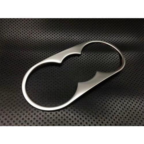 For Volkswagen Passat B8 2016 2017 2018 Stainless Steel Rear Seat Water Cup Holder Frame Cover Trim Interior Car Accessories