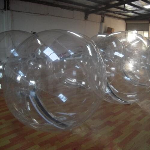 1PC high qualtity water walking ball diameter 1.2 M safety load 0.8mm transparent PVC durable and hard