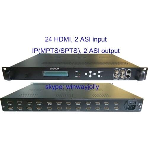 24 HDMI to IP/ASI encoder, HDMI input and IP/ASI output, HDMI to IP encoder, HDMI to ASI encoder, in stock for sale, fair price