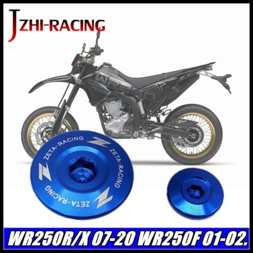 FOR YAMAHA WR250R/WR250X 2007-2021 WR250F 2001-2002 Motorcycle Accessories CNC Engine Cover Hole Decorative Plug