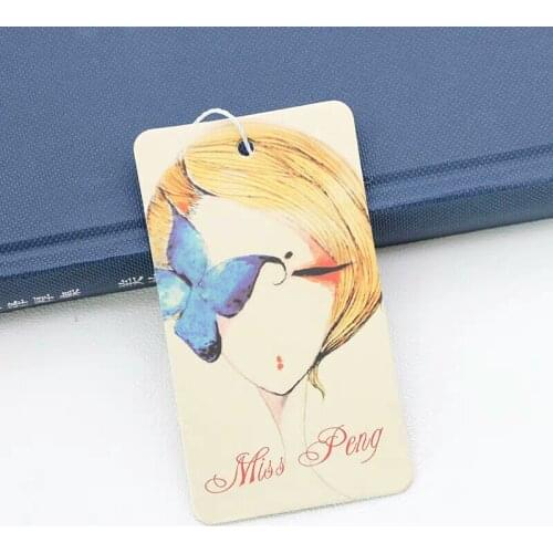 500pcs/lot Custom paper hangtag 300gsm printed sales tags clothing price label tags brand tag