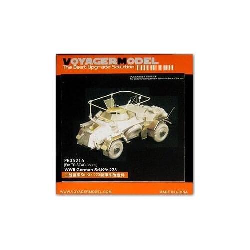 KNL HOBBY Voyager Model PE35216 Germany Sd.Kfz.223 wheeled armored reconnaissance vehicle metal etching upgrade kit