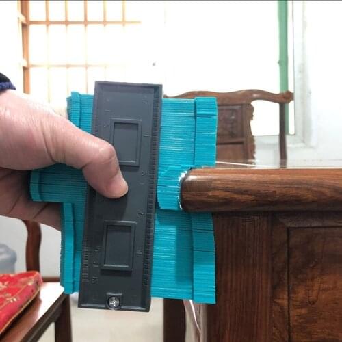 12mm 14mm 25mm Contour Gauge Plastic shape Profile Copy for Wood Marking Tool Tiling Laminate Tiles General Tools