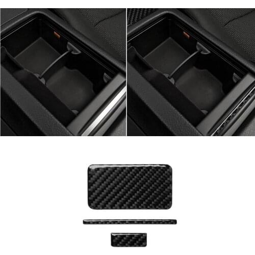 Carbon Fiber Car Central System Control Storage Box Gear Panel Cover Frame Fit For Nissan 350Z Z33 2003-2009