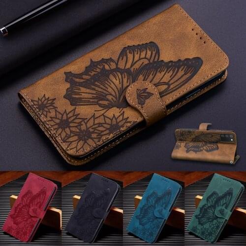 2021 Butterfly Leather Flip Cover For Xiaomi Mi11 Redmi Note 9T 9 9A 9S 8 Pro 8A POCO X3 NFC M3 F3 10 Pro Lite Phone Wallet Book