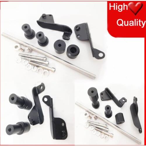 Motorcycle For 2003 2004 2005 2006 Honda CBR 600RR Black No Cut Frame Sliders crash Falling protection