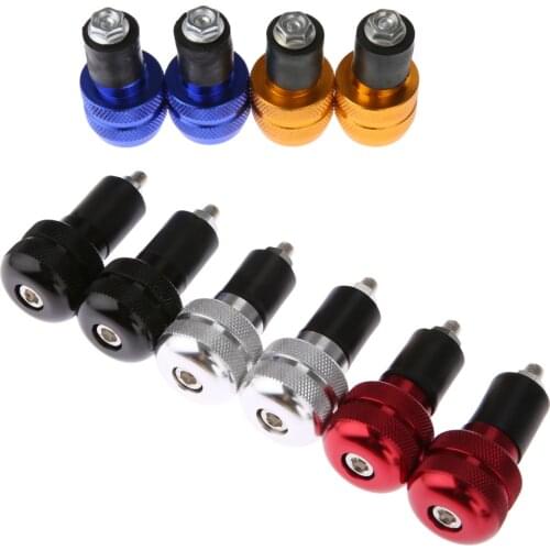 Handle Bar Ends Grips Universal for Honda Ducati Yamaha Kawasaki 7/8" 22mm Motorcycle Handlebar Counterweight Plug Slider
