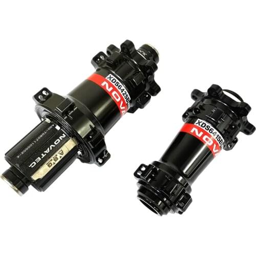 Novatec XDS641SB XDS642SB MTB XC AM 28H Disc Brake 6 bolt Straight Pull front QRx100mm TA 12×100mm 15×100mm rear 12×142mm