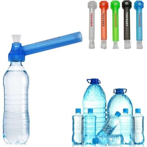 New High Quality 1 pcs Puff Portable Water Hookah Screw on Bottle Converter Portable Plastic Removable Water Pipe Smoke Pot
