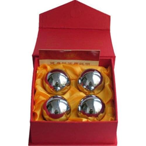 Solid hollow baoding ball fitness handball middle-aged sensory hand massage points traditional Chinese medicine tool 4pcs/lot