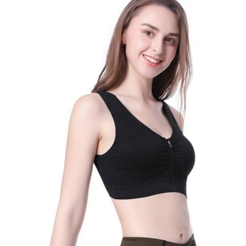 2019 new arrival Sports Bra Top Push Up Fitness Running Yoga Bra Cotton Sport Tops For Women Wear Solid Women Sportswear
