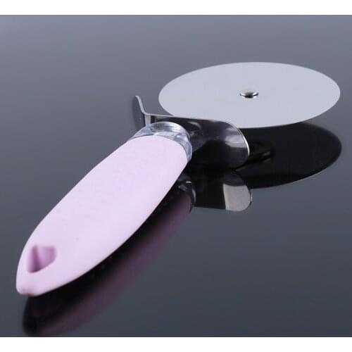 1pc Pizza Cutter Stainless Steel Knife Cake Tools Pizza Wheels Scissors Pizza Pies Waffles Dough Cookies