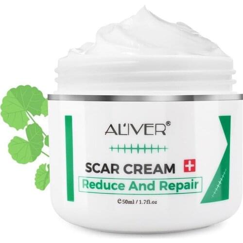 1pc Repair Scar Cream Remove Stretch Marks Scald Cesarean Section Bump Balance Color Natural Scar Removal Cream 50ML