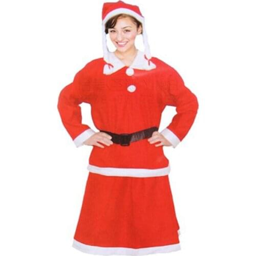2018 Hot New christmas decorations for hom Clothing Top Quality lady Costume Suit New Year Christmas Clothing Set for Women