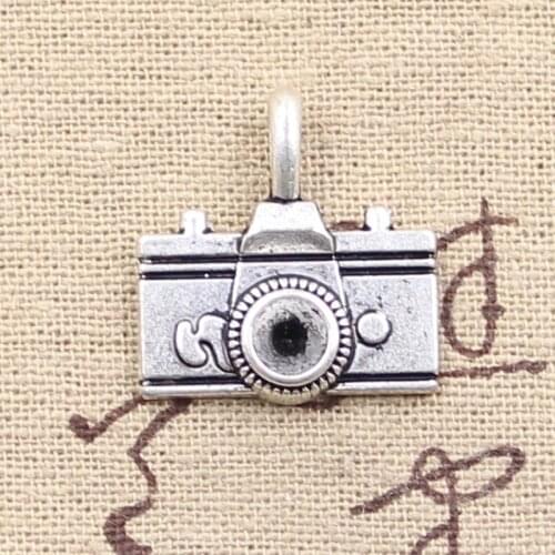 5pcs Charms Camera 22x21mm Antique Tibetan Silver Color Pendant Findings Accessories DIY Vintage Choker Handmade Jewelry