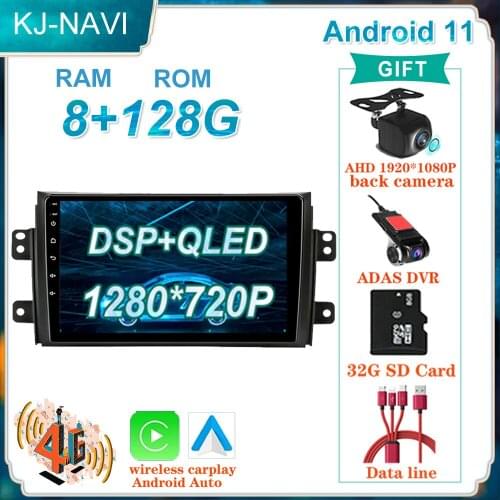 9'' Android 10 Car Stereo Multimedia Player for Suzuki SX4 2006-2012 Radio BT Wifi Car Head Unit GPS Player