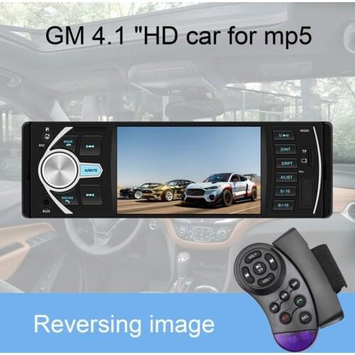 4022B Car MP5 Bluetooth Player Steering Wheel Control 1 Din 4.1 inch Screen Auto Stereo Audio In Dash Head Unit Car Accessories
