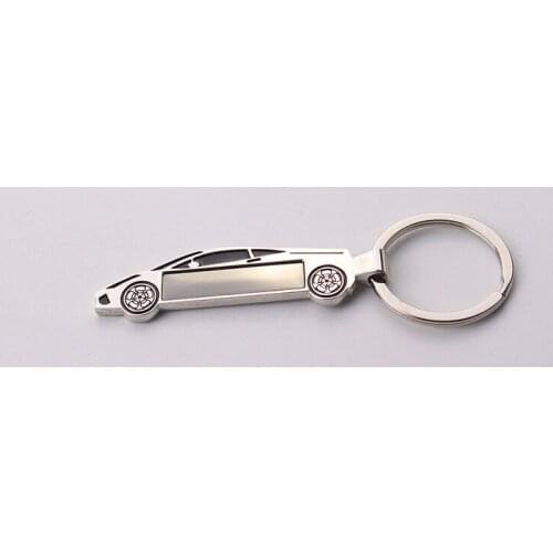 FREE SHIPPING BY DHL 100pcs/lot Zinc Alloy Metal Car Shaped Keyrings Novelty Race Car Key Chains Custom Key Holders