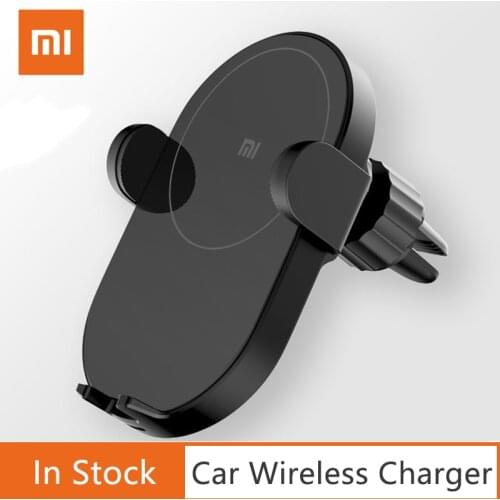 Xiaomi Mi 20W Max Qi Wireless Car Charger Auto Pinch with Intelligent Infrared Sensor Fast Charging Car Phone Holder