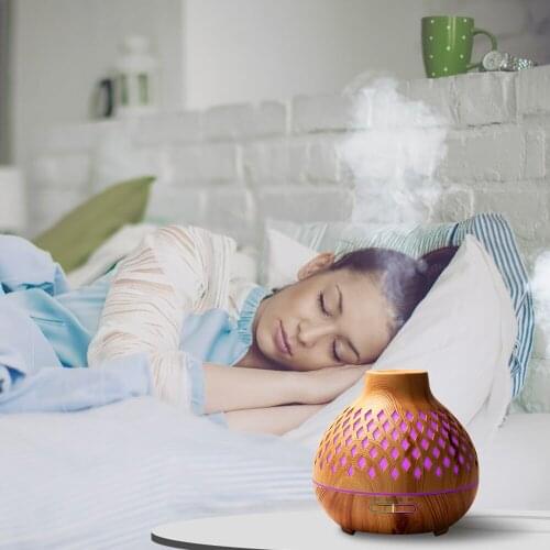 Diffuser Aromatherapy Essential Oil Diffusers Ultrasonic Cool Mist Humidifier Waterless Auto-Off Color LED Light for Home Office