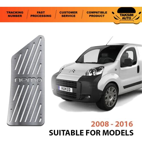 For Citroen Nemo Chrome Foot Rest Pedal Compatible Quality Car Accessory