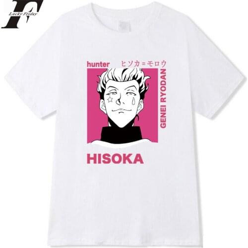 Anime T Shirt Hunter X Hunter Hisoka T-shirt Men/women Printed Fashion Cosplay Streetwear Kpop T-shirt Tops Casual Modal Summer