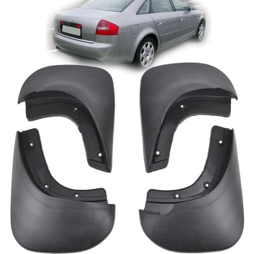 SET MUD FLAP FIT FOR AUDI A6 C5 SEDAN 2004 2003 2002 2001 2000 1999 1998~2005 MUD FLAPS SPLASH GUARDS MUDGUARDS ACCESSORIES