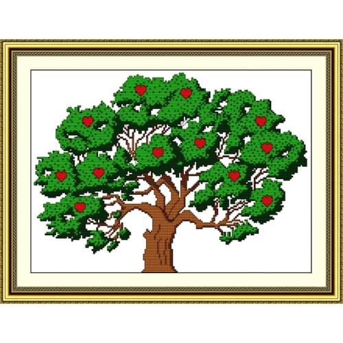 Money tree(1) cross stitch kit print canvas stitching embroidery DIY handmade needlework