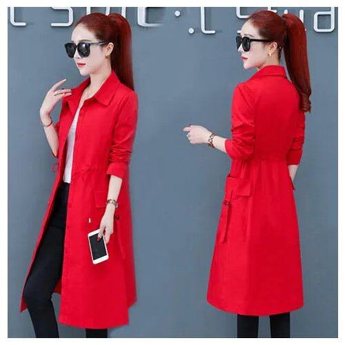 Spring Autumn Fashion Trench Coat Women Loose Streetwear Long Thin Windbreaker Female Plus Size 4XL Korean Coat Clothes