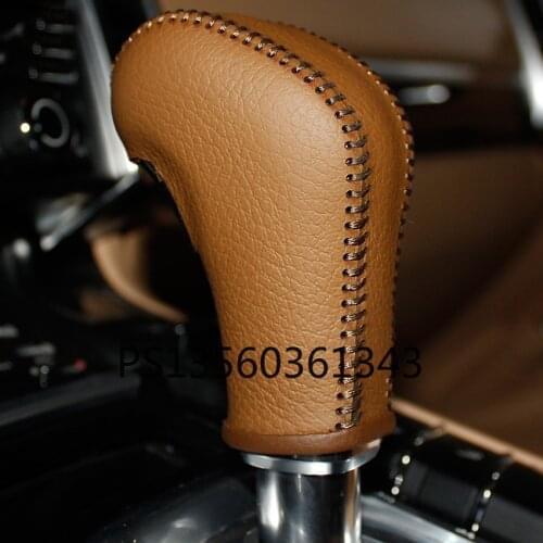 Suitable for Porsche 2006 2007 2008 2009 Cayenne leather hand-stitched gear cover