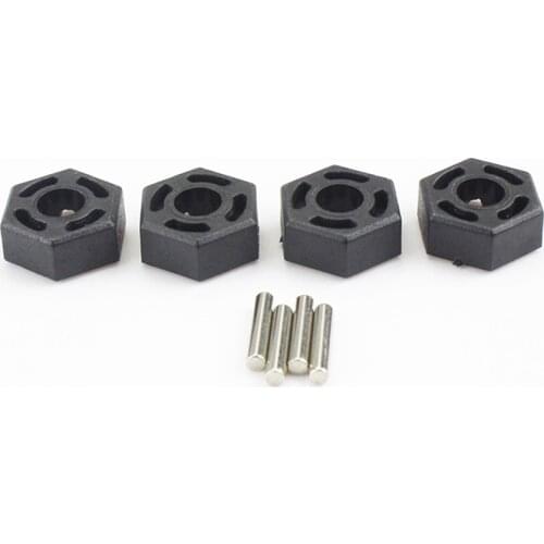 4x 1/10 Scale Hex Wheel Hubs for WLtoys 104001 Vehicles Crawler Model DIY