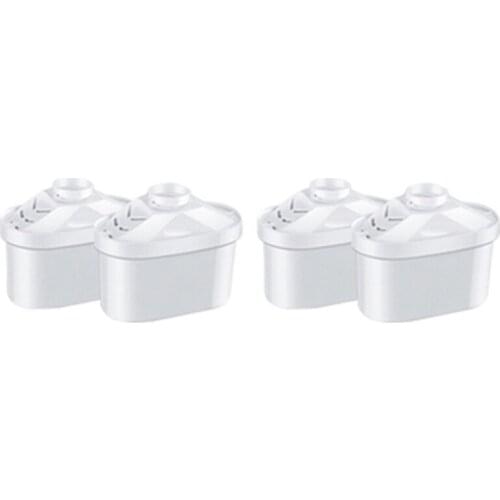 4Pcs/Set Replacement Filter Compatible for Brita, Siemens, Joyoung,Activated Carbon Water Filter for Brita Water Pitcher