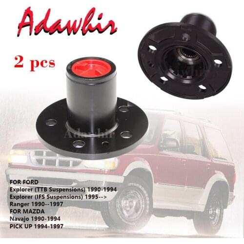 2 Piece Free Wheel Locking Hub FOR Ford Explorer Ranger Mazda Pickup Navajo AVM465HP B026HP
