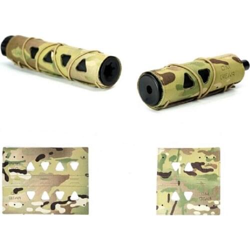 Outdoor Tactics Multi Color Airsoft Suppressor Cover Laser Cutting Tactical Camouflage Silencing Cover