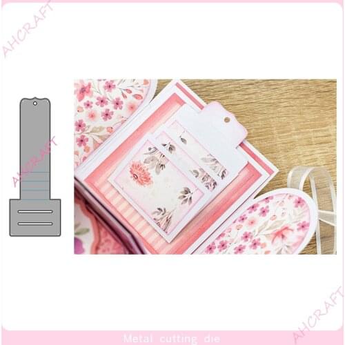 Pull Waterfall card Metal Cutting Dies for DIY Scrapbooking Photo Album Decorative Embossing Paper Card Crafts Die 2021