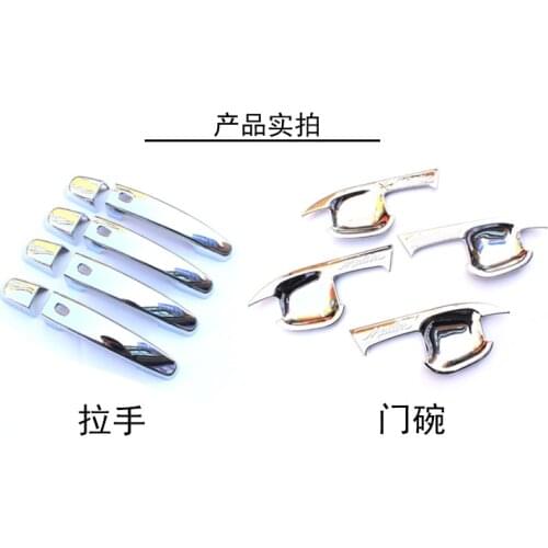 High-quality ABS Chrome Car Outer Door Handle Cover Door Bowl Protection Covers For Chevrolet MALIBU XL 2016-2018 Car Styling