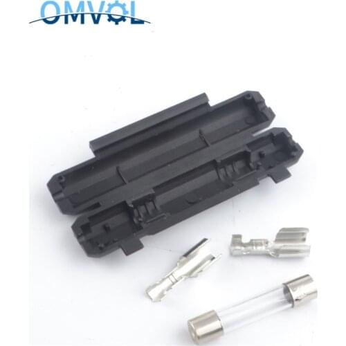 5Sets 6*30 mm glass fuse holder with 10A fuse