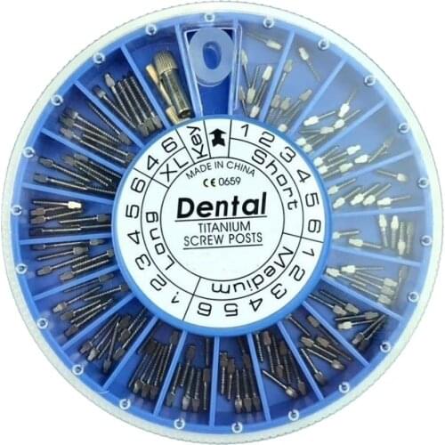 120pcs Dental Titanium screw post NITI pins dental materials for dentist tool dentistry