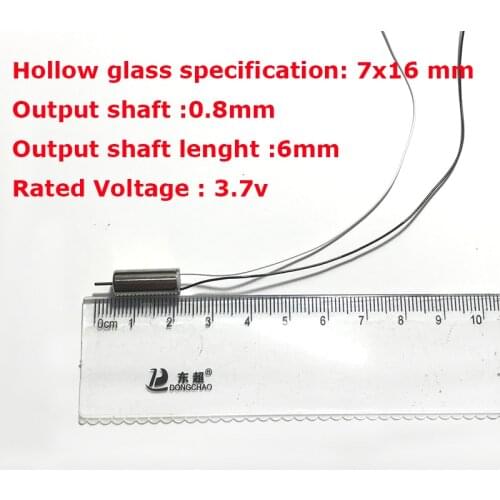40pcs cw/ccw Motors 3.7v 716 size Iron shaft 0.8mm Engines for 4DRC V8 Mini Drone WIFI FPV RC Quadcopter Spare Parts