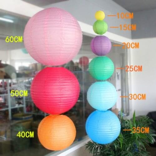 50cm(20inch) Decorative Chinese Paper Lantern For Wedding Party Kid Birthday Decoration Babyshower Holiday Supplies Paper Ball