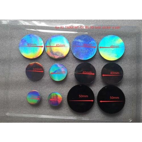 Motorcycle Accessories Tank Side Cover 3D stiker For tmax530 R1 R6 MTO9 mt others yama a pair