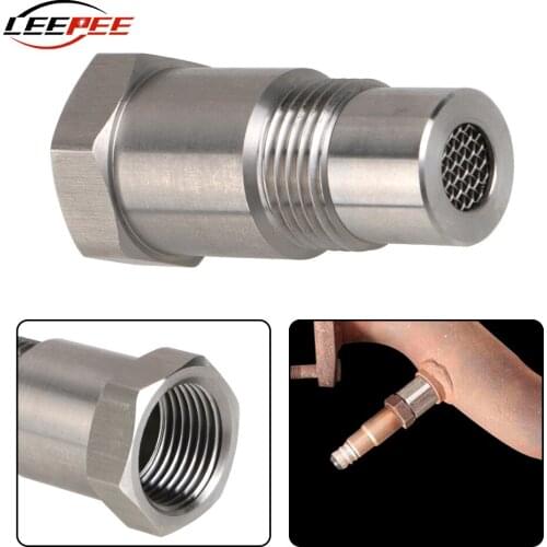 LEEPEE Car Oxygen Sensor Fix Check Engine Light Eliminator Adapter Air Exhaust Gas O2 Sensors Kit Auto Accessories M18X1.5