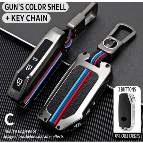 Car key case for kia sportage 2019 rio 3 ceed sorento picanto cerato soul optima 4 2011 niro x line stinger k3 k5 k2 k7 forte