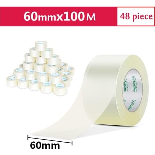 Deli High Quality Transparent Sealing Tape / Packing Tapes 60mmx100m 48 Rolls/box Office Supplies 33020