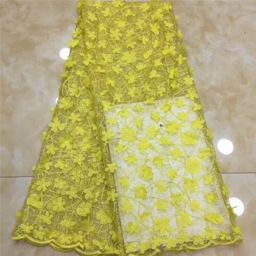French lace fabric 5 yards JRB-7.2834 for women fashion dress lace fabric new design